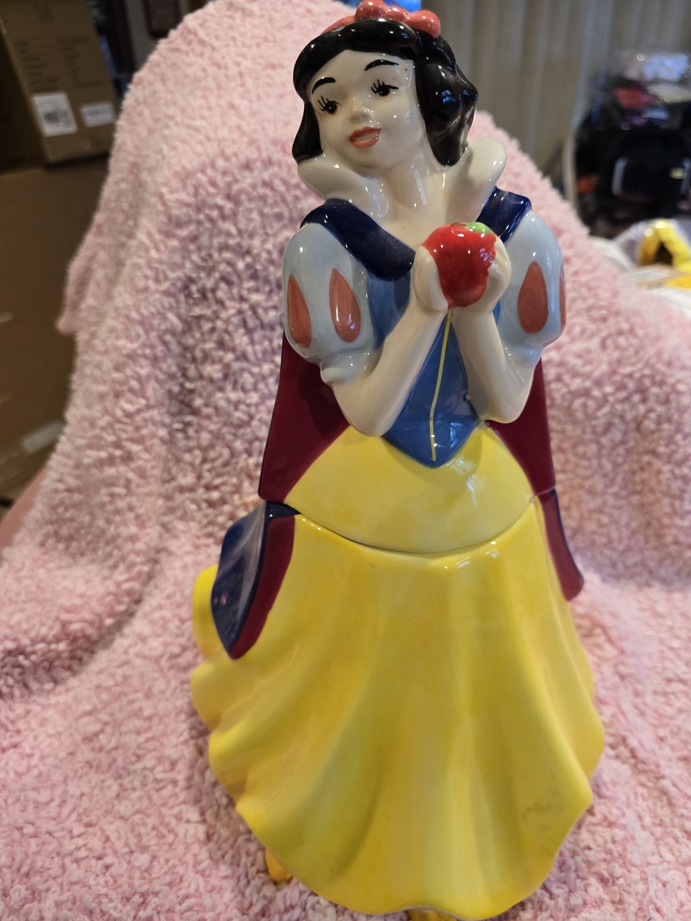 Snow White Ceramic Cookie Jar